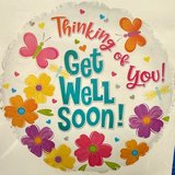 Mylar Balloon-"Get Well"