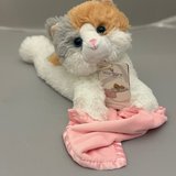 Warmies Calico Cat w/Pink Blanket